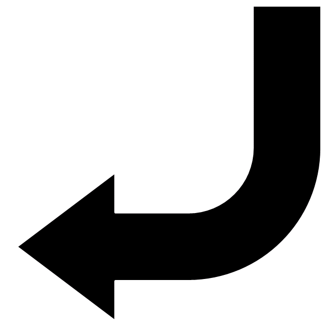 arrow pointing left