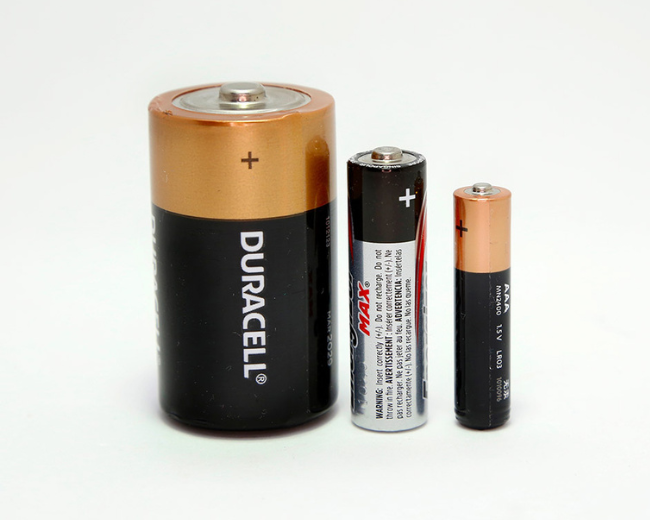 Batteries should never be put in your bin