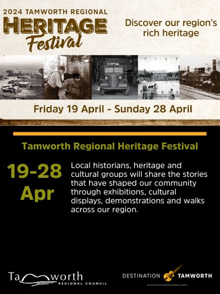 19-28 April Tamworth Heritage Festival