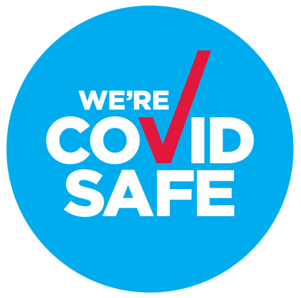 COVID Safe blue logo