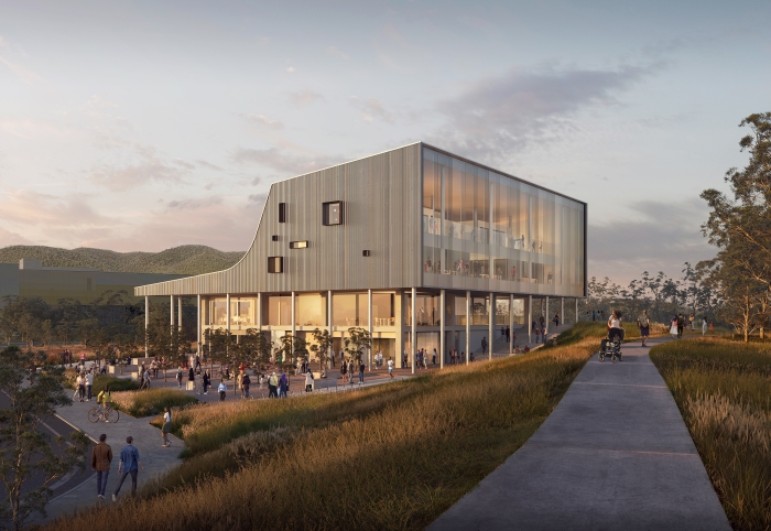 Concept view of the proposed UNE building in Tamworth